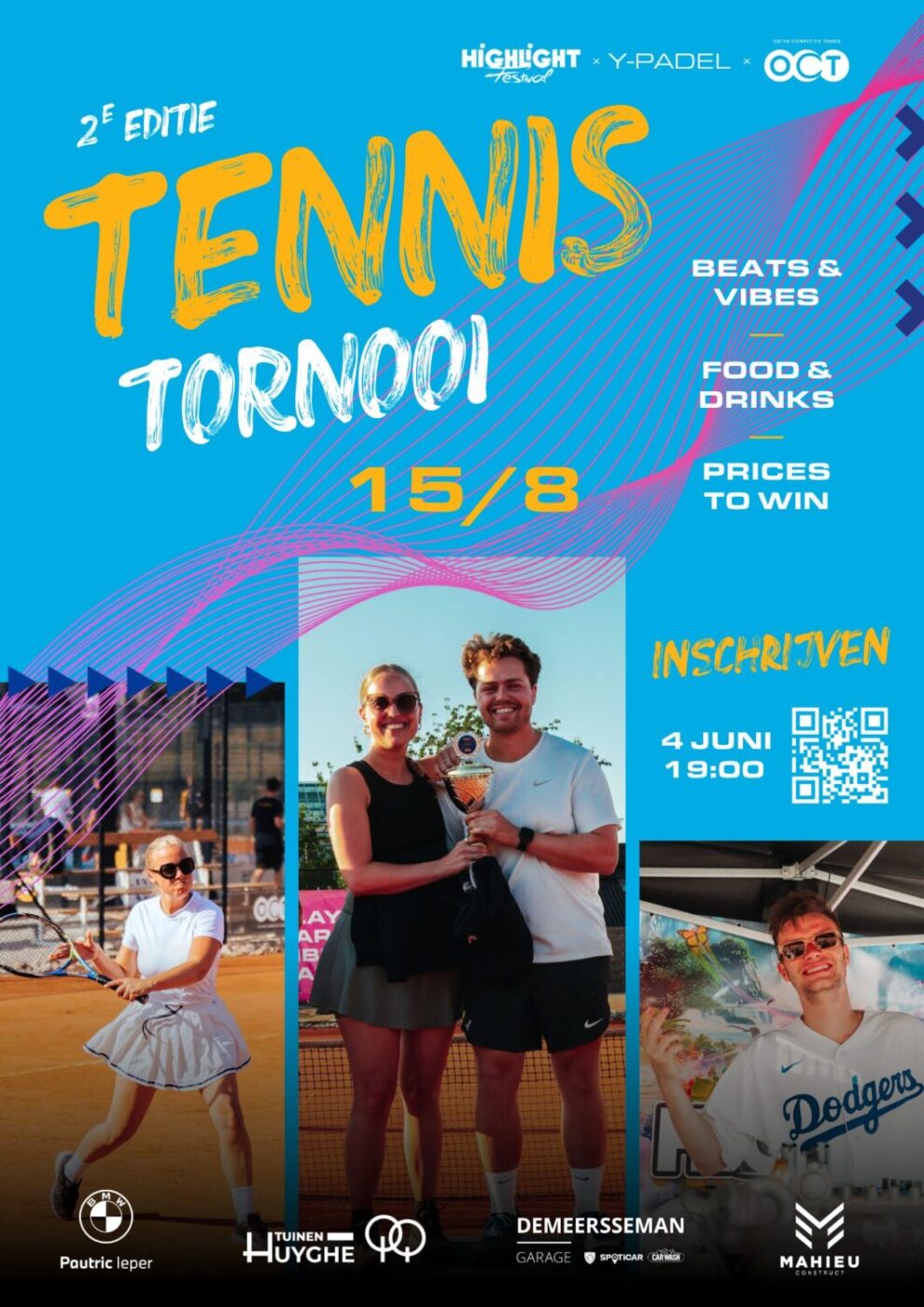#4e editie Highlight x Y-Padel x Tennis tornooi